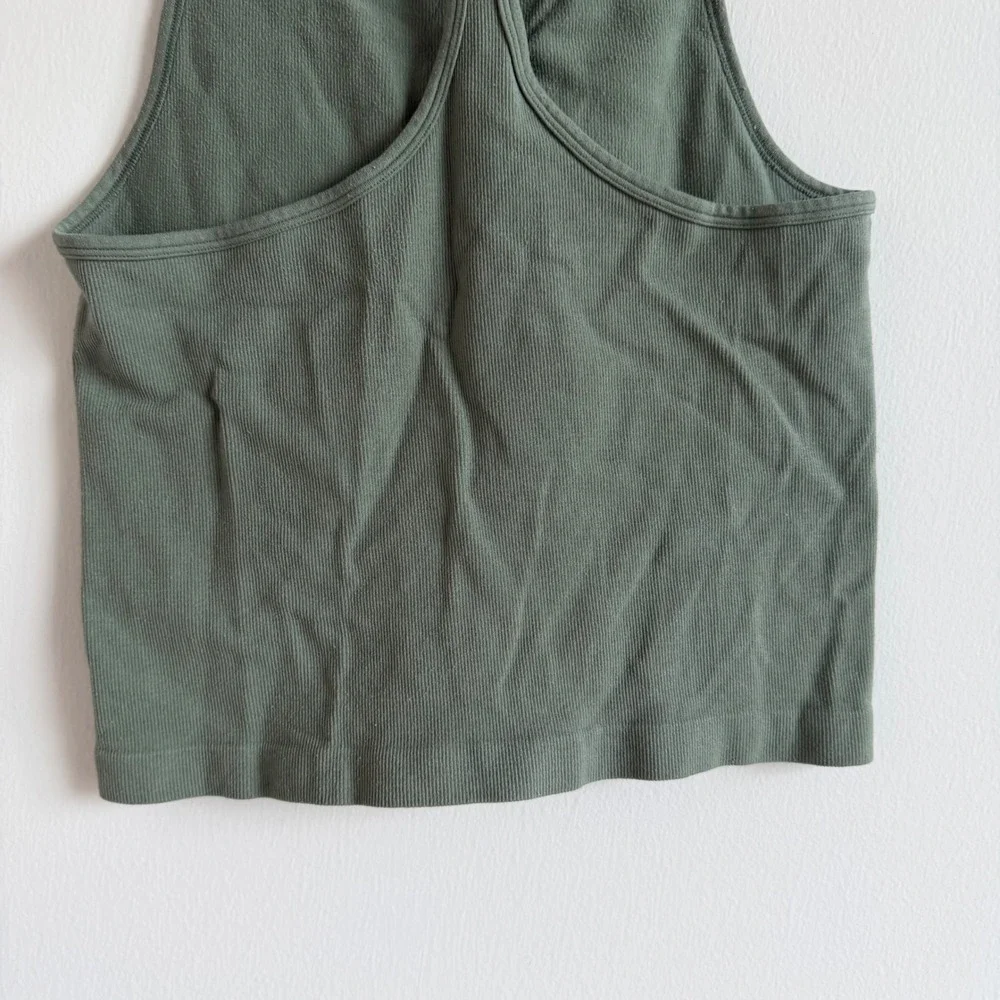 Free‎ People Intimately Sage Soft Ribbed Tank Size Medium/Large